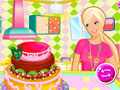 Jeu Barbies Birthday Cake