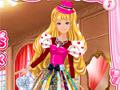 Jeu Barbie's Valentine's Patchwork Dress