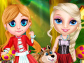 Jeu Little Elsa In Red Hood