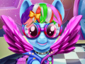 Jeu Rainbow pony real haircuts
