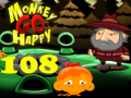 Jeu Monkey Go Happy Stage 108