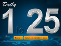 Jeu Daily 1 to 25
