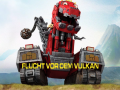 Jeu Dinotrux: Flucht vor dem Vulkan