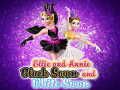 Jeu Ellie and Annie Black Swan and White Swan