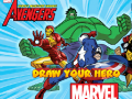 Jeu Marvel Draw Your Hero