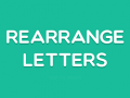 Jeu Rearrange Letters