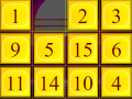 Jeu 4x4 Number Slider