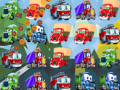 Jeu Cartoon Trucks Match 3 