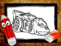Jeu Back To School Car Coloring Book