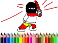 Jeu Back To School: Hero Coloring Book