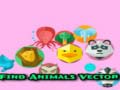 Jeu Find Animals Vector