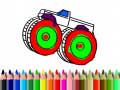 Jeu Back To School: Monster Truck Coloring