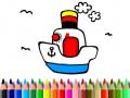 Jeu Back to School: Boat Coloring