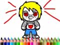 Jeu Scary Boy Coloring Book