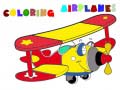 Jeu Coloring Book Airplane