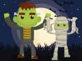 Jeu Vampires and Frankenstein Coloring