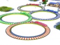 Jeu Lowpolly Train Racing
