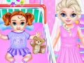 Jeu Little Elsa Caring Day