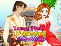 Jeu Long Hair Princess Wedding Dress up