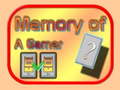 Jeu Memory of a Gamer