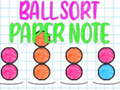 Jeu Ball Sort Paper Note