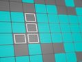 Jeu Turquoise Blocks