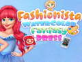 Jeu Fashionista Watercolor Fantasy Dress