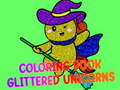 Jeu Coloring Book Glittered Unicorns