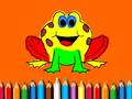 Jeu Back To School: Frog Coloring Book