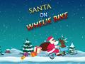 Jeu Santa On Wheelie Bike