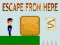 Jeu Escape from here