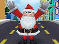 Jeu Santa City Run surfers