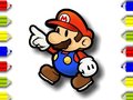Jeu Back To School  Mario Coloring
