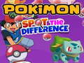 Jeu Pokimon Spot the differences