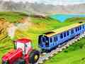 Jeu Chained tractor towing train