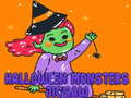 Jeu Halloween Monsters Jigsaw