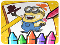 Jeu Coloring Minion Раскраска Миньон