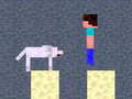 Jeu Minicraft: Steve And Wolf Adventure