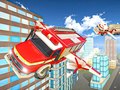 Jeu Flying Fire Truck Driving Sim