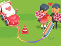 Jeu Line Drawing: Car Road