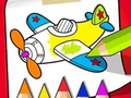 Jeu Coloring Book: Cute Plane