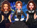 Jeu Celebrity Wednesday Addams Style