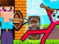Jeu Noob Archer vs Stickman Zombie