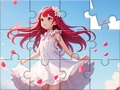 Jeu Jigsaw Puzzle: White Dress Girl
