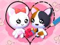 Jeu  Love Cat Draw Puzzle