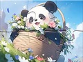 Jeu Jigsaw Puzzle: Blanket Panda