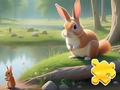 Jeu Jigsaw Puzzle: Rabbit And Squirrels