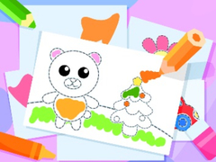 Jeu Toddler Drawing: Cute Pig