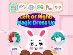 Jeu Left Or Right Magic Dress Up