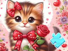 Jeu Jigsaw Puzzle: Bowknot Cat